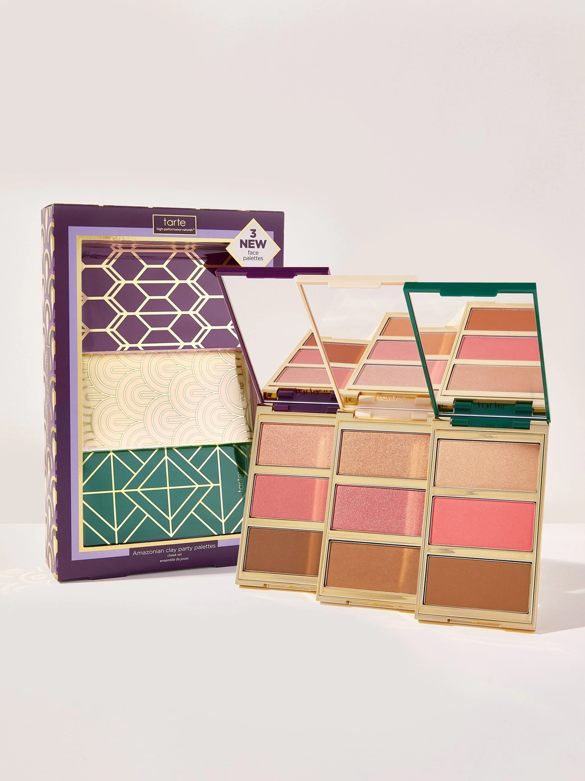 Amazonian Clay Party Palettes Cheek Set 3 Amazonian Clay Party Palettes Cheek Set